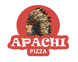 Apachi Pizza logo.